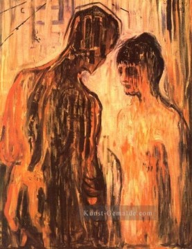 Amor und Psyche 1907 Abstrakter Akt Ölgemälde